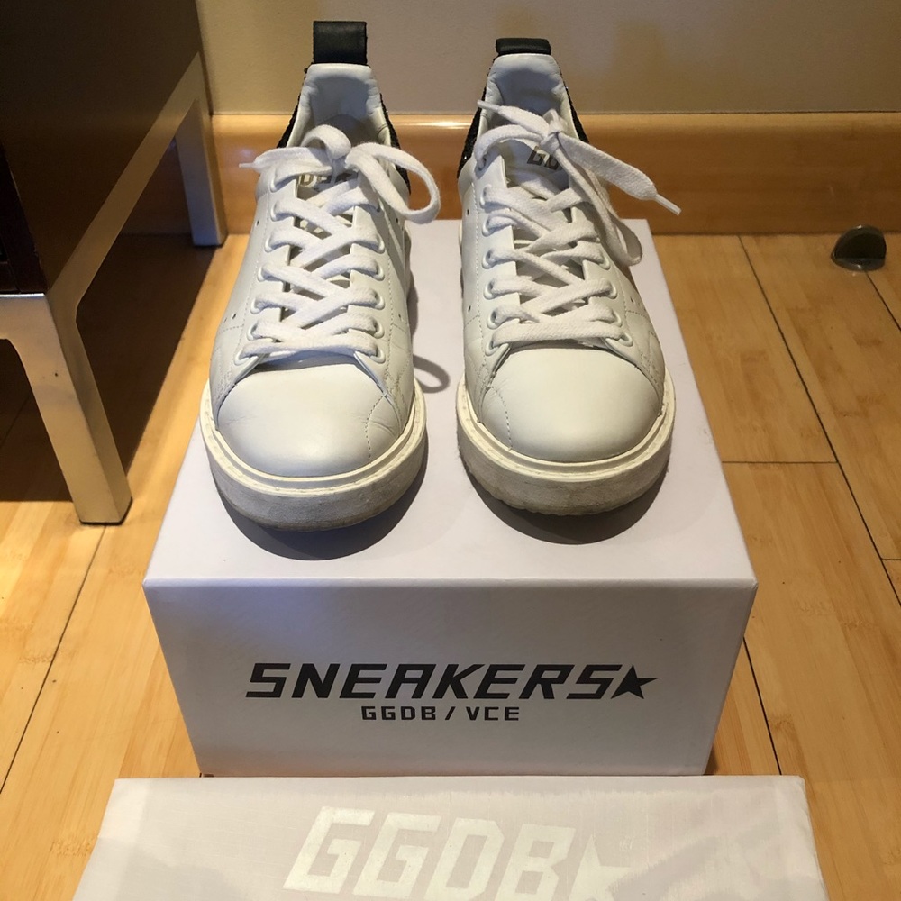 Golden Goose “Starter” Low Top Sneakers Size 35 - Picture 3 of 8